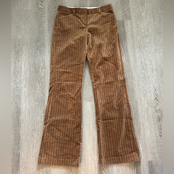 Express Pants - Express Tan Pinstripe Pants